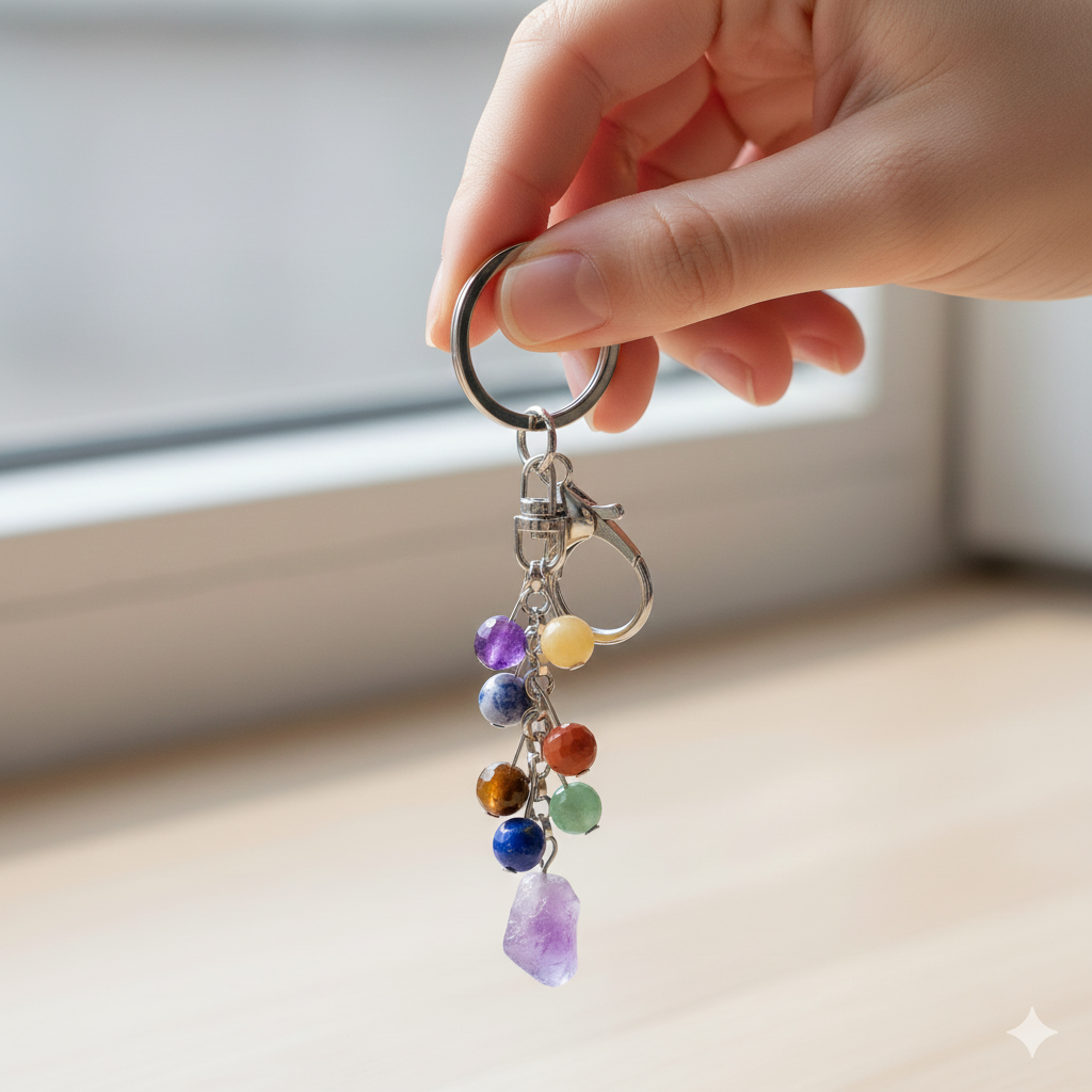 NİYETİNLE | Hatırlatıcı Doğal Taş Anahtarlık & Aksesuar