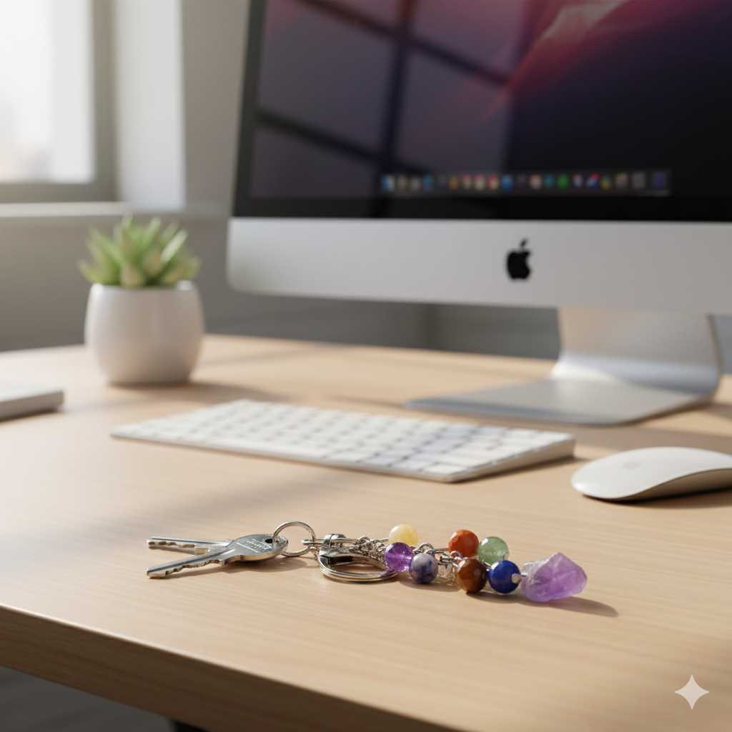 NİYETİNLE | Hatırlatıcı Doğal Taş Anahtarlık & Aksesuar