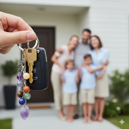 NİYETİNLE | Hatırlatıcı Doğal Taş Anahtarlık & Aksesuar